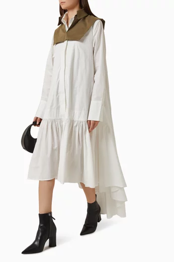 Tatiana Midi Dress in Cotton