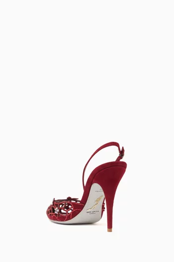 Eden 100 Slingback Sandals in Suede