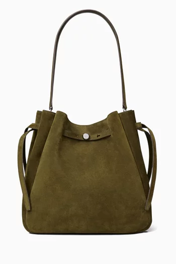 Large Romy Bucket Bag in Suede