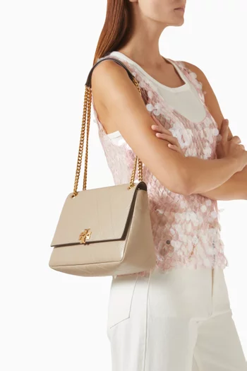 Charlie Quilted Shoulder Bag in Leather