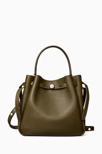 Romy Bucket Bag in Pebble Leather