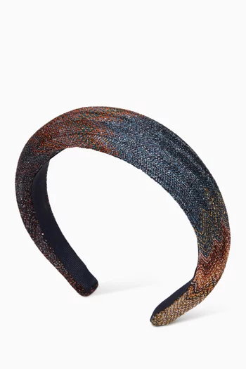 Shimmering Printed Headband