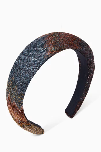 Shimmering Printed Headband