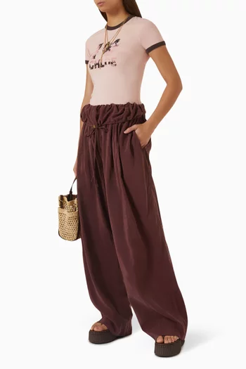 Fold-up waistband Pants