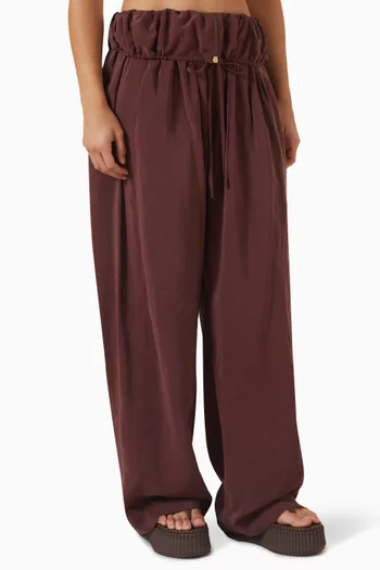 Fold-up waistband Pants