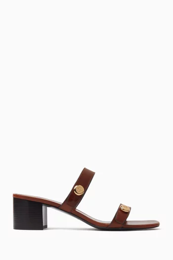 Romy City 55 Sandals in Smooth Leather