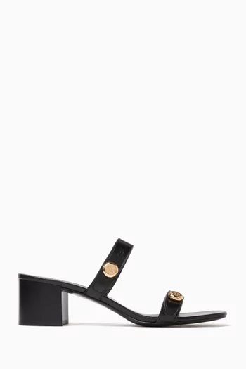 Romy City 55 Sandals in Smooth Leather