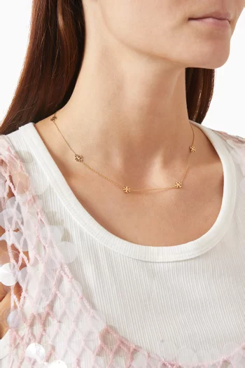 Delicate Icon Necklace in 18k-gold Plated Brass
