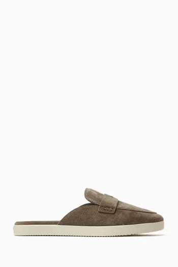 Ballet Sport Mules in Suede