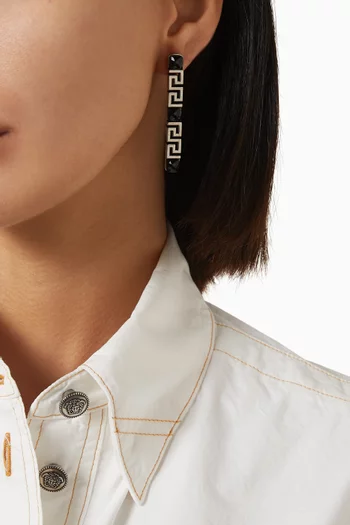 Greca Drop Earrings