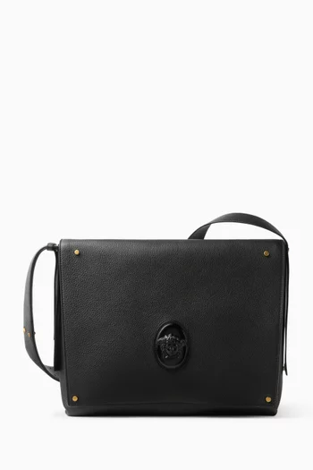 Large Lou Messenger Bag in Leather