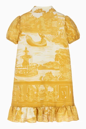 Grotto Dress in Silk Twill