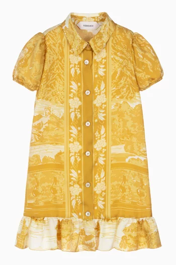 Grotto Dress in Silk Twill