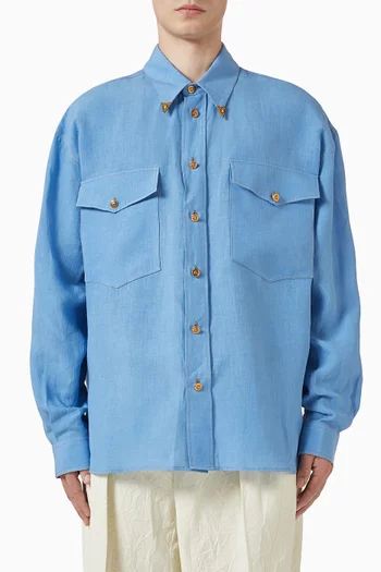 Loose-fit Shirt in Linen