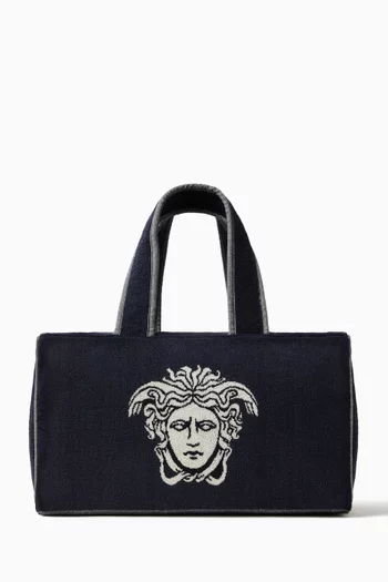 Jacquard Gym Bag in Terry Cloth