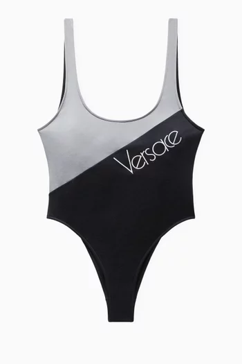Embroidered One-piece Swimsuit
