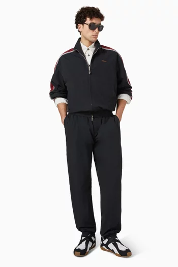 Embroidered-logo Blouson Jacket in Nylon