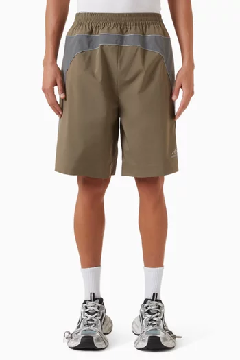 Techwear Tracksuit Shorts in Taffeta