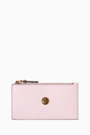 Zip Card Holder in Emblème Leather