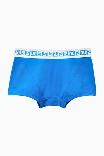 Greca Border Short Trunks in Jersey