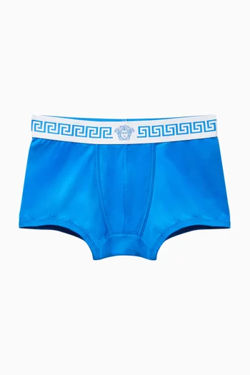 Greca Border Short Trunks in Jersey