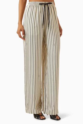 The Meandros Pants in Silk-twill