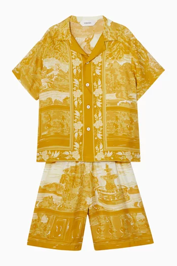 Grotto Shirt in Silk Twill