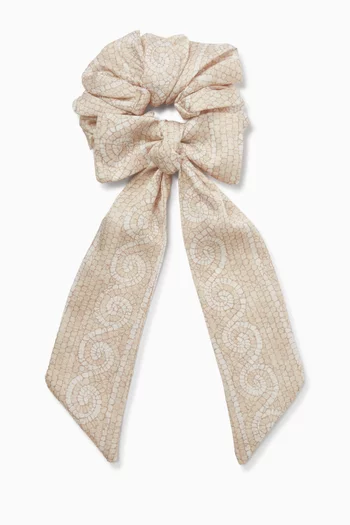 Mosaic Scrunchie in Twill
