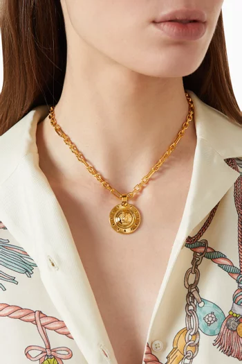 Irradia Necklace in Brass