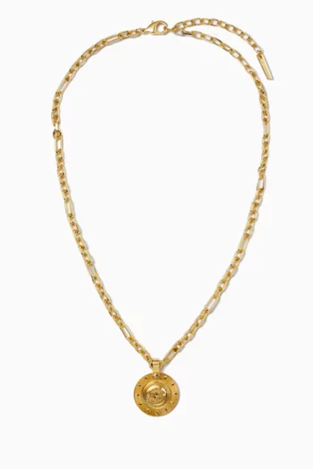 Irradia Necklace in Brass