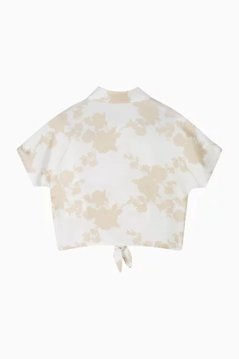Floral Shirt in Silk