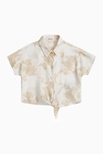 Floral Shirt in Silk