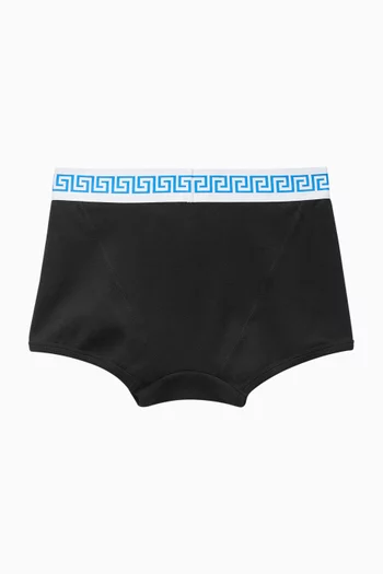 Greca Border Short Trunks in Jersey