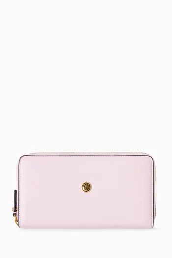 Emblème Wallet in Leather
