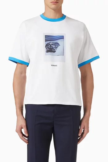 Medusa Polaroid-print T-shirt in Cotton-jersey
