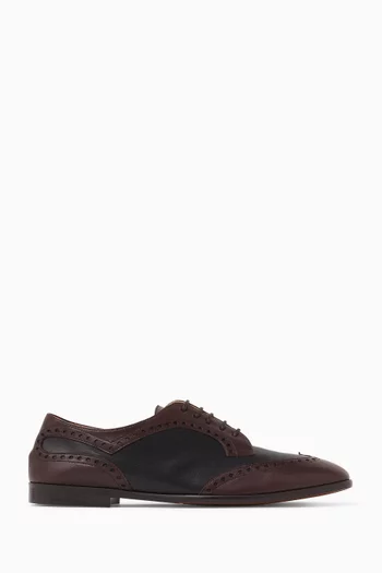 Mick Derby Shoes in Leather
