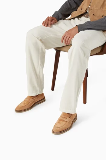 Penny Loafers in Suede