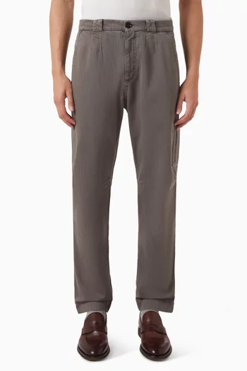 Chevron Pants in Cotton