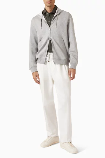 Polo T-shirt in Wool-silk