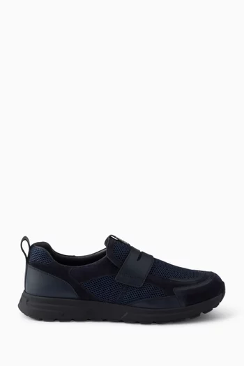 Prax Loafers in Mesh & Leather