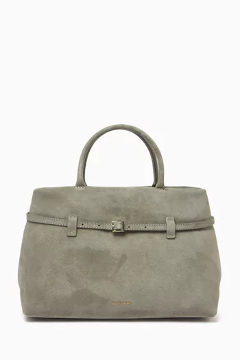 Le Cambon 35 Top-handle Bag in Suede