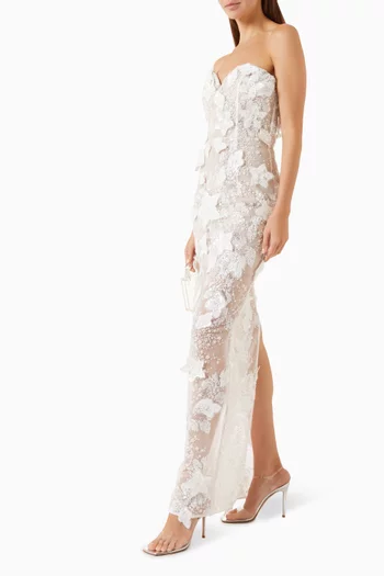 Dahlia Bridal Strapless Maxi Dress