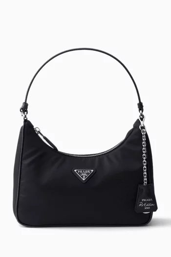Re-Edition 2005 Mini Bag in Re-Nylon & Saffiano