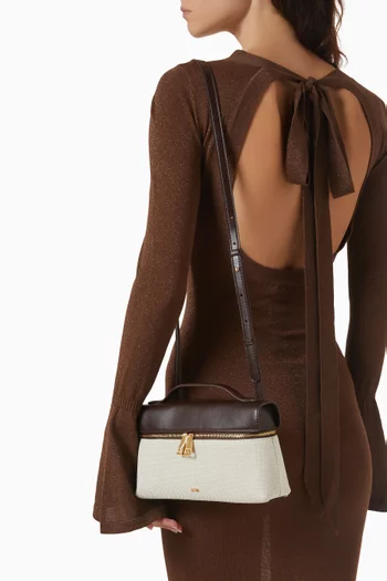 Thea Top-handle Bag in Canvas & Leather