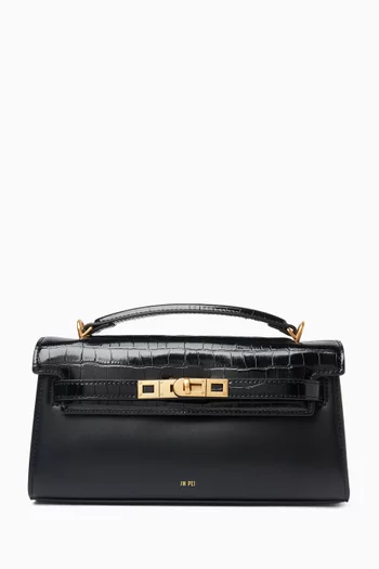 Noor Top Handle Bag in Leather