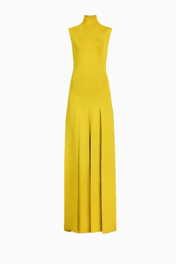 Pleated Maxi Dress