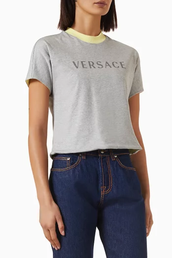 Reversible Logo T-shirt in Cotton