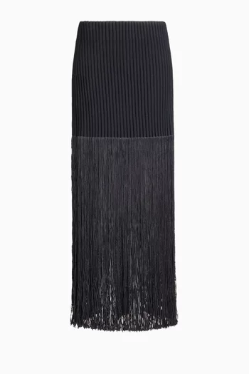 Fringed Tube Skirt