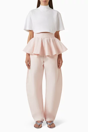 Peplum Belt in Denim