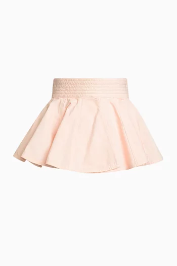 Peplum Belt in Denim